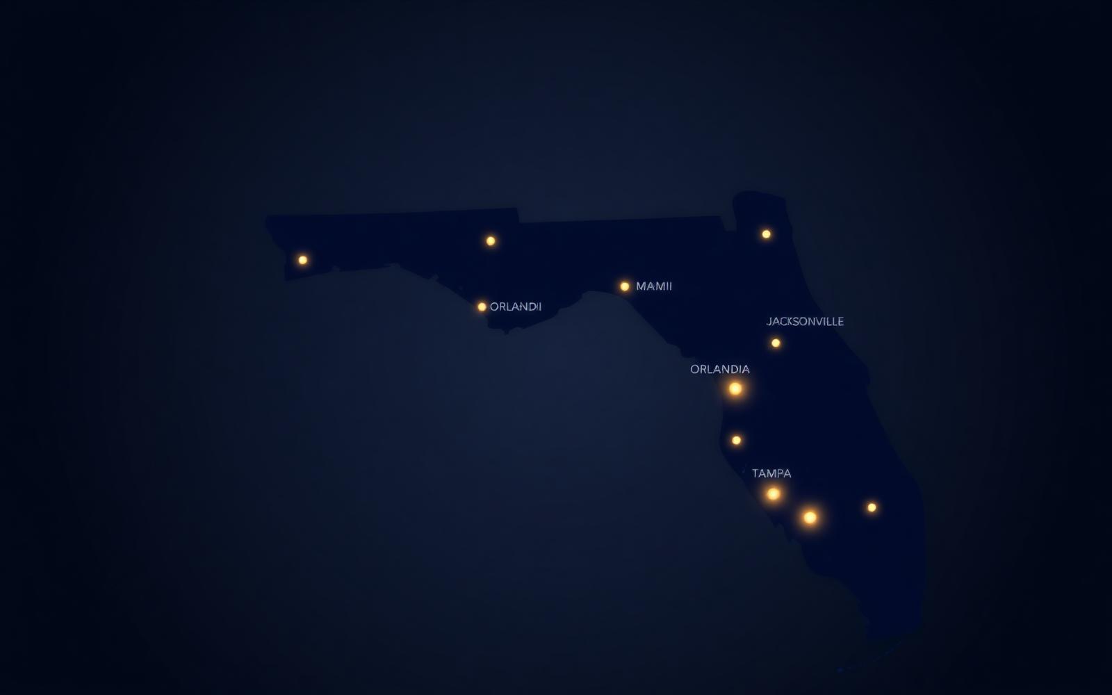 Ranger Operation Services Inc coverage map of Florida